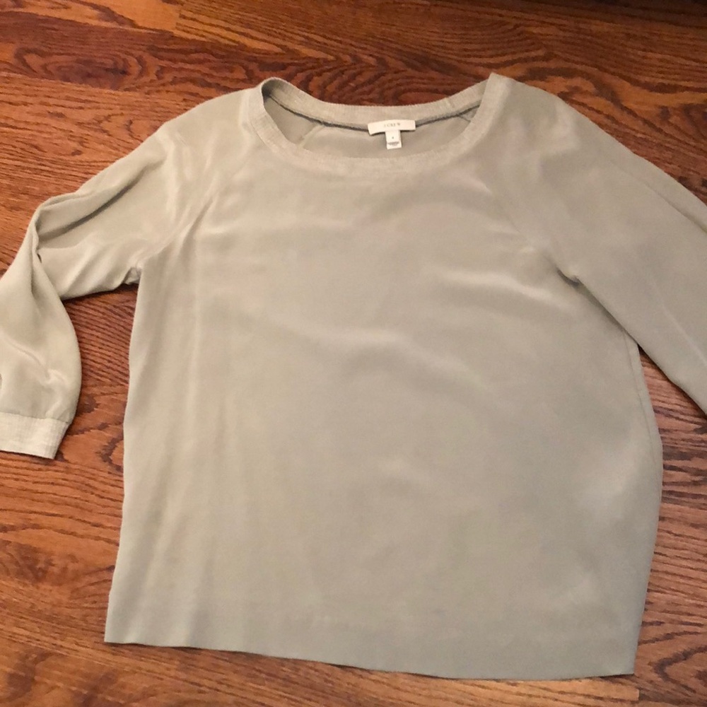 J. Crew Silk blouse size 4